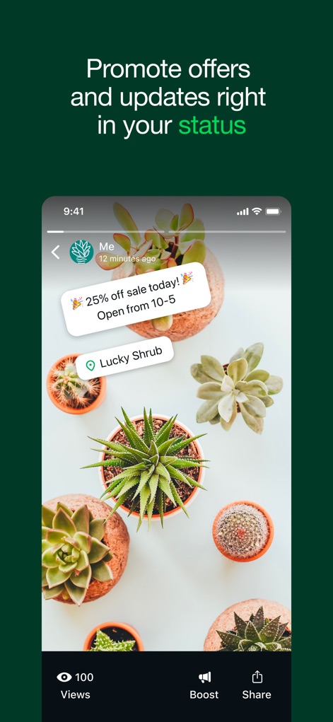 WhatsApp Business - Dynamic Status Promotions