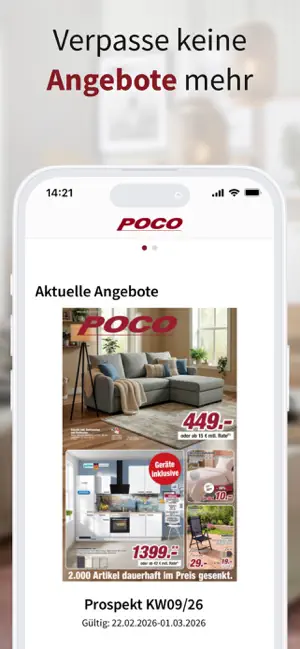 POCO I Möbel, Deko & Prospekte iPhone screenshot 2