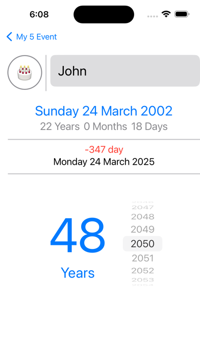 Memo Dates Screenshot