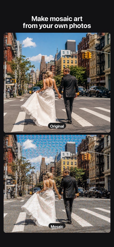Mosaic Letter: Photo Mosaics screenshot 1