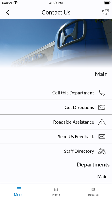 White Plains Honda DealerApp Screenshot