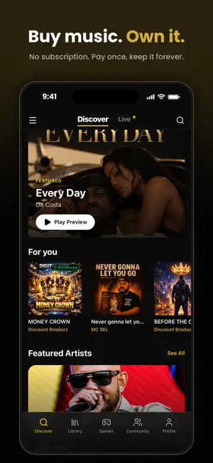 Libero: Buy & Own Music screenshot 1