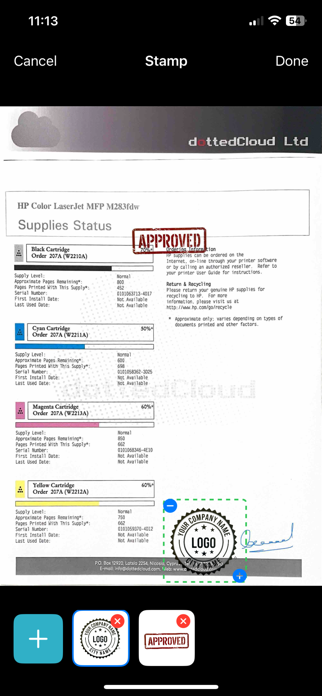 iScanPDF : Easy Scanner Screenshot 7 of 10