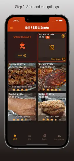 Captura de pantalla de BBQ: Grill & BBQ & Smoke en iPhone 2