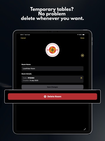 LunePoker iPad screenshot