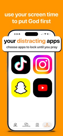 prayer lock: christian focus screenshot