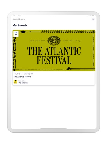 The Atlantic Festival 2026
