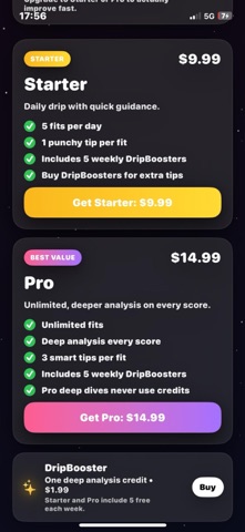 DripFit AI screenshot