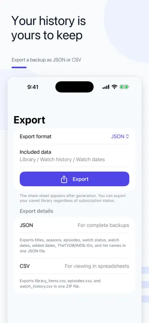 Watch Vault: Movie Tracker screenshot 4