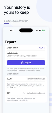 Watch Vault: Movie Tracker Screenshot 4 of 6