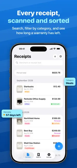 Receipt Scanner: Expenses screenshot 2
