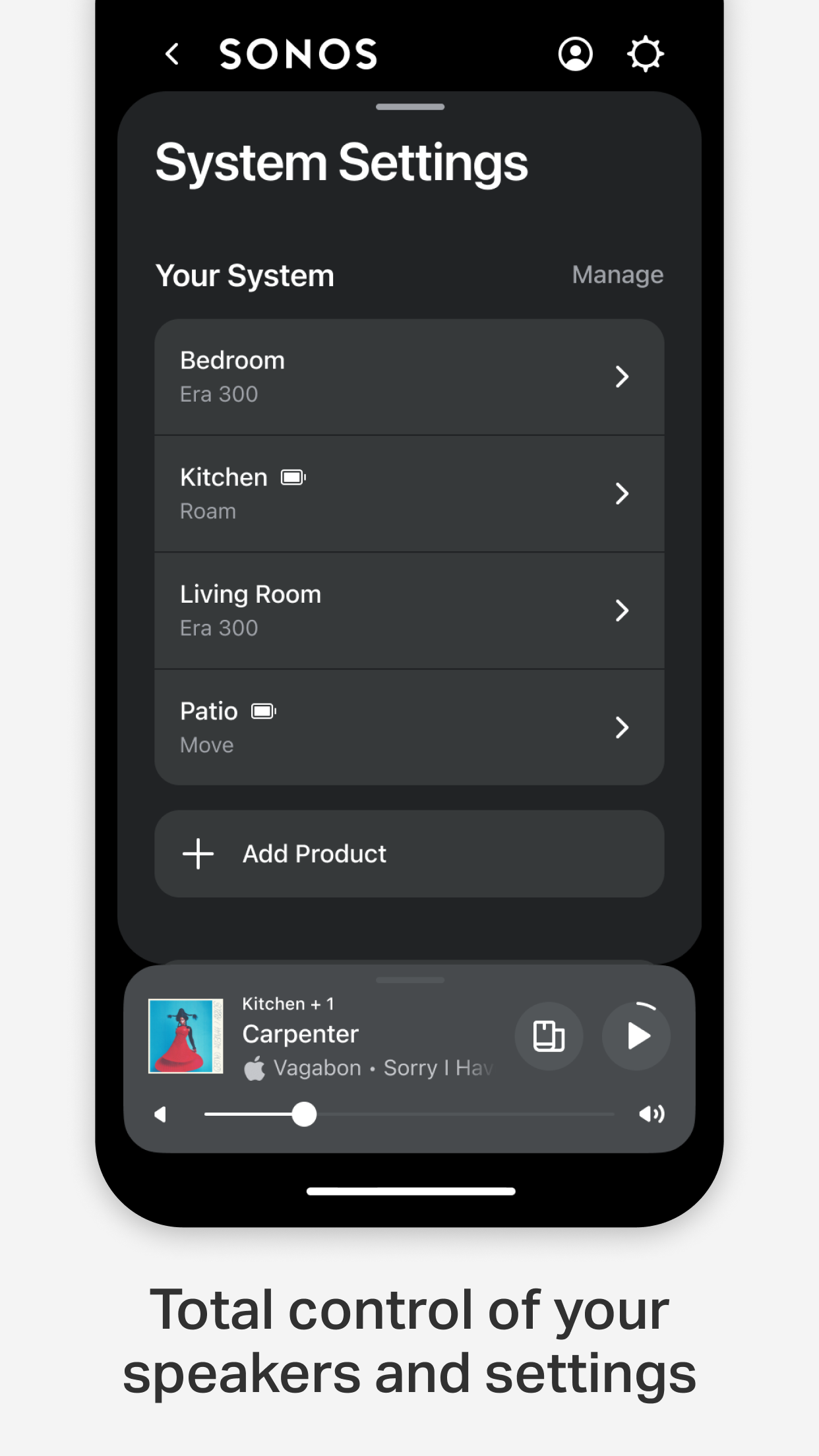 Sonos screenshot 4