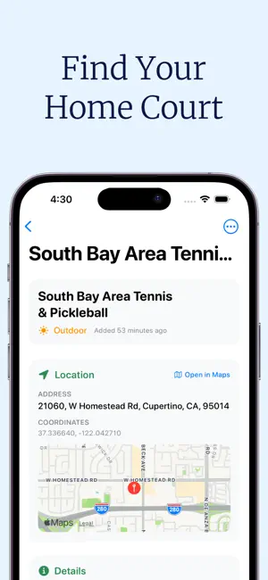 Pickleball Hub: Court & Stats iPhone screenshot 6