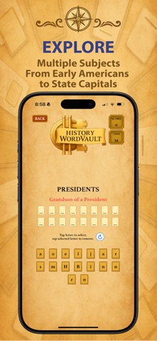 History Word Vault screenshot