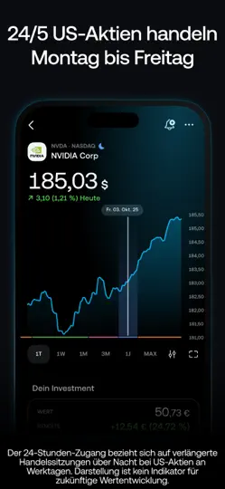 Screenshot von Trading 212 - Stocks & ETFs auf dem iPhone 4