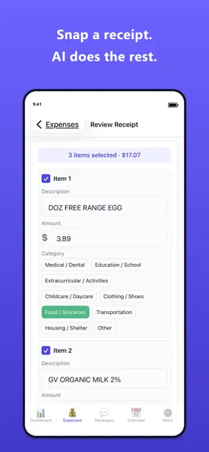 CoParent: Shared Expenses screenshot 1