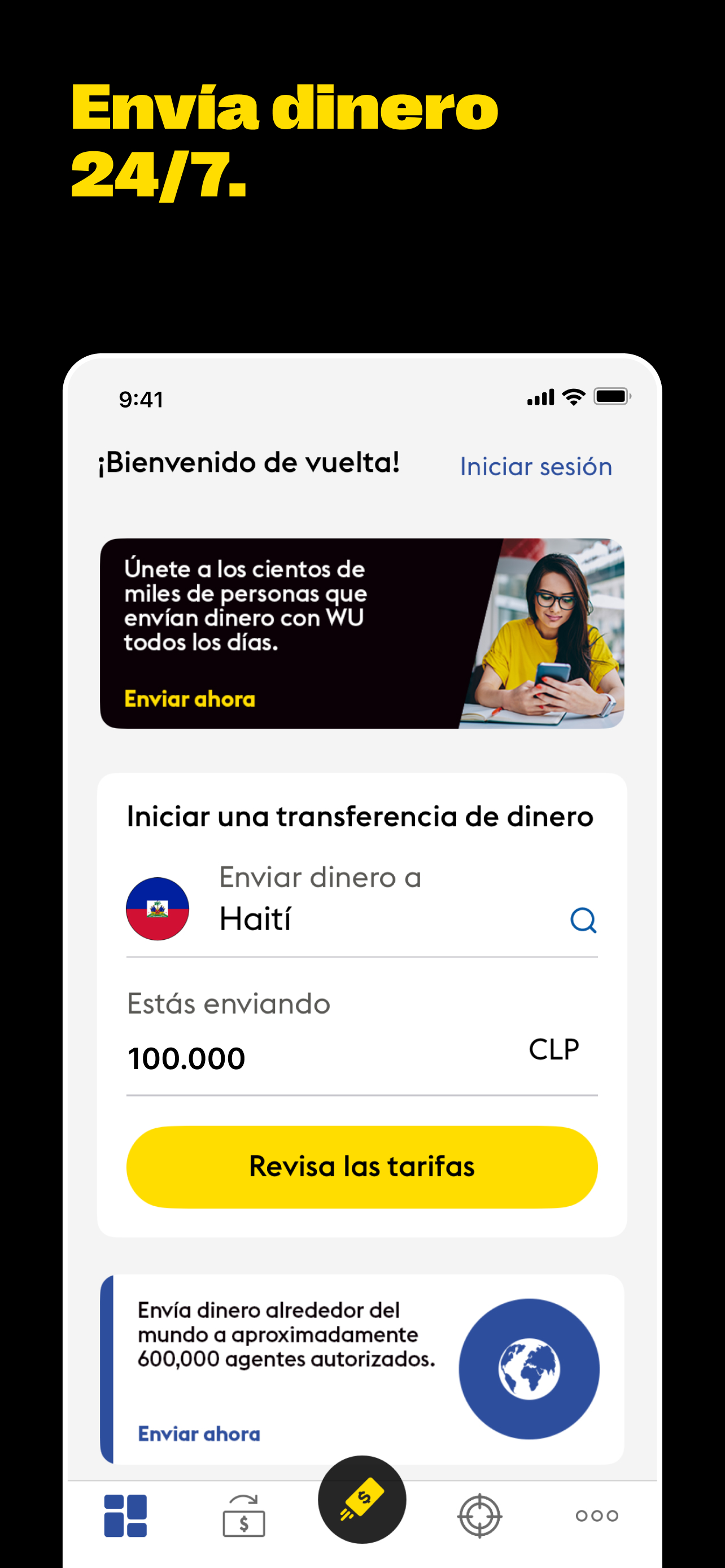 Western Union Envío de dinero