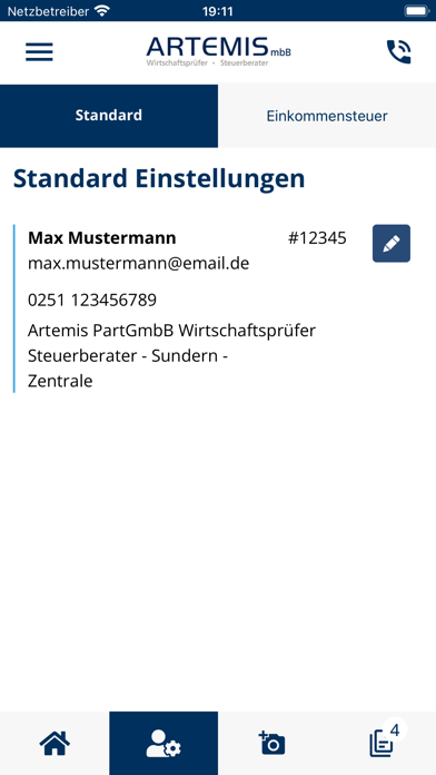 Screenshot #2 pour Artemis Steuerberater