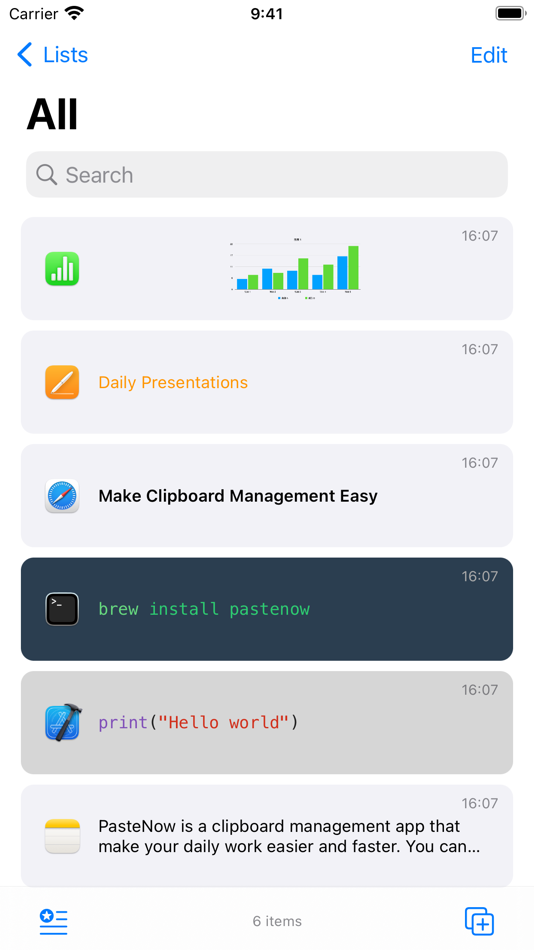 #6. PasteNow - Instant Clipboard (macOS) By: Hangzhou Tulading Technology Co., Ltd.