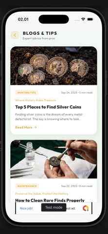 Metal Detector Coin Identifier Screenshot 8 of 8