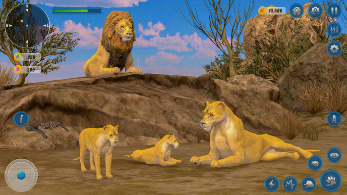 Snow Lion Animal Simulator