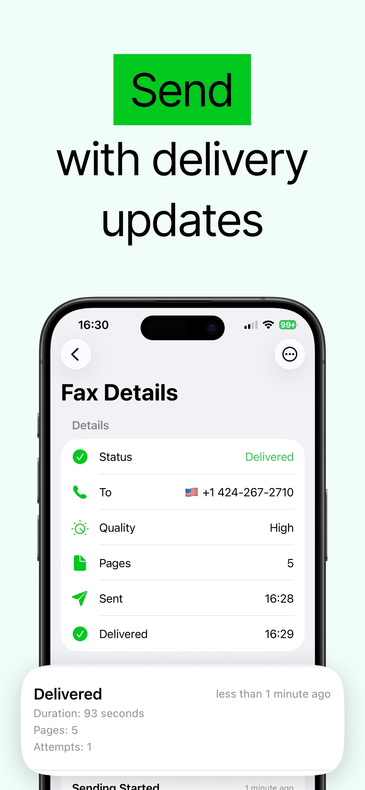 Mobile Fax: Send from iPhone