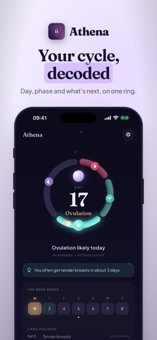Athena: Period & Cycle Tracker Screenshot 1 of 8