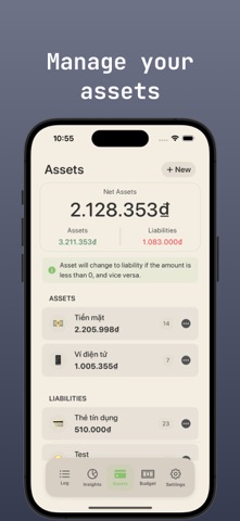 Tikim: Expense Tracker iPhone screenshot