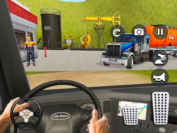 US Oil Tanker Truck Driving 3D iPad screenshot
