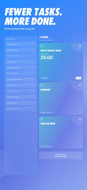 3 Tasks: To Do List & Focus screenshot 3