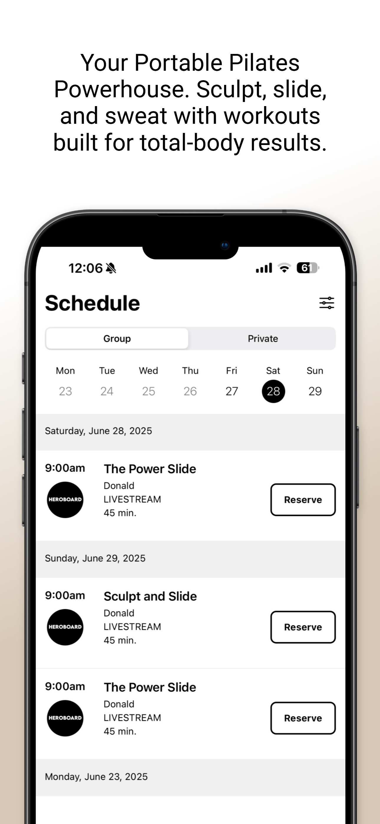 Heroboard Fitness screenshot 3