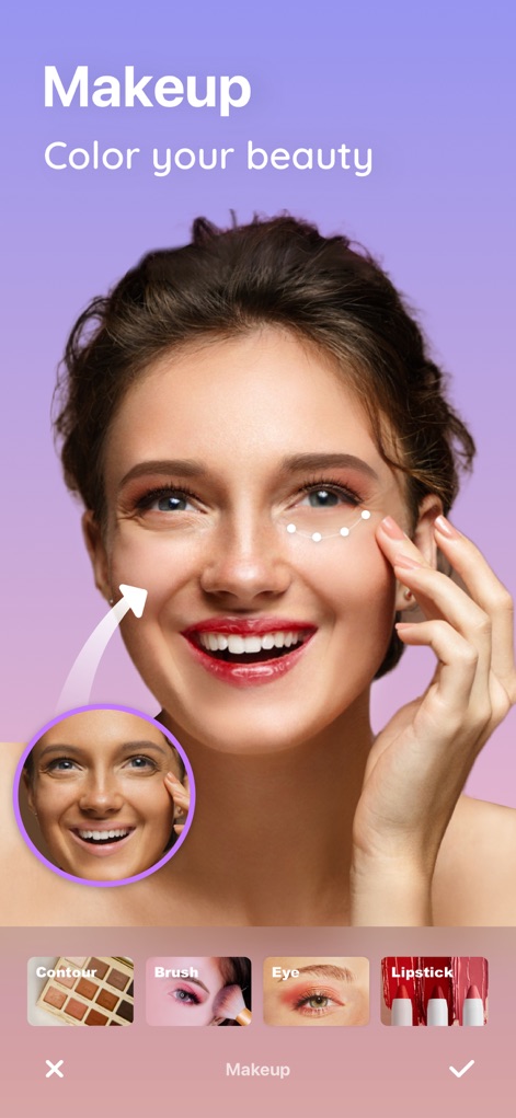 Peachy - AI Face & Body Editor - Virtual Makeup Studio