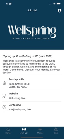 Wellspring.Live screenshot