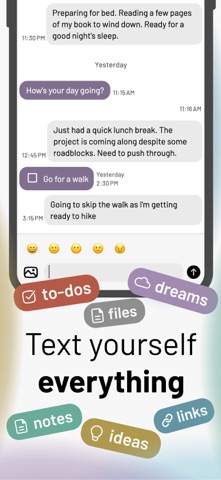 tetrify: Text Yourself Notes Screenshot 1 of 7