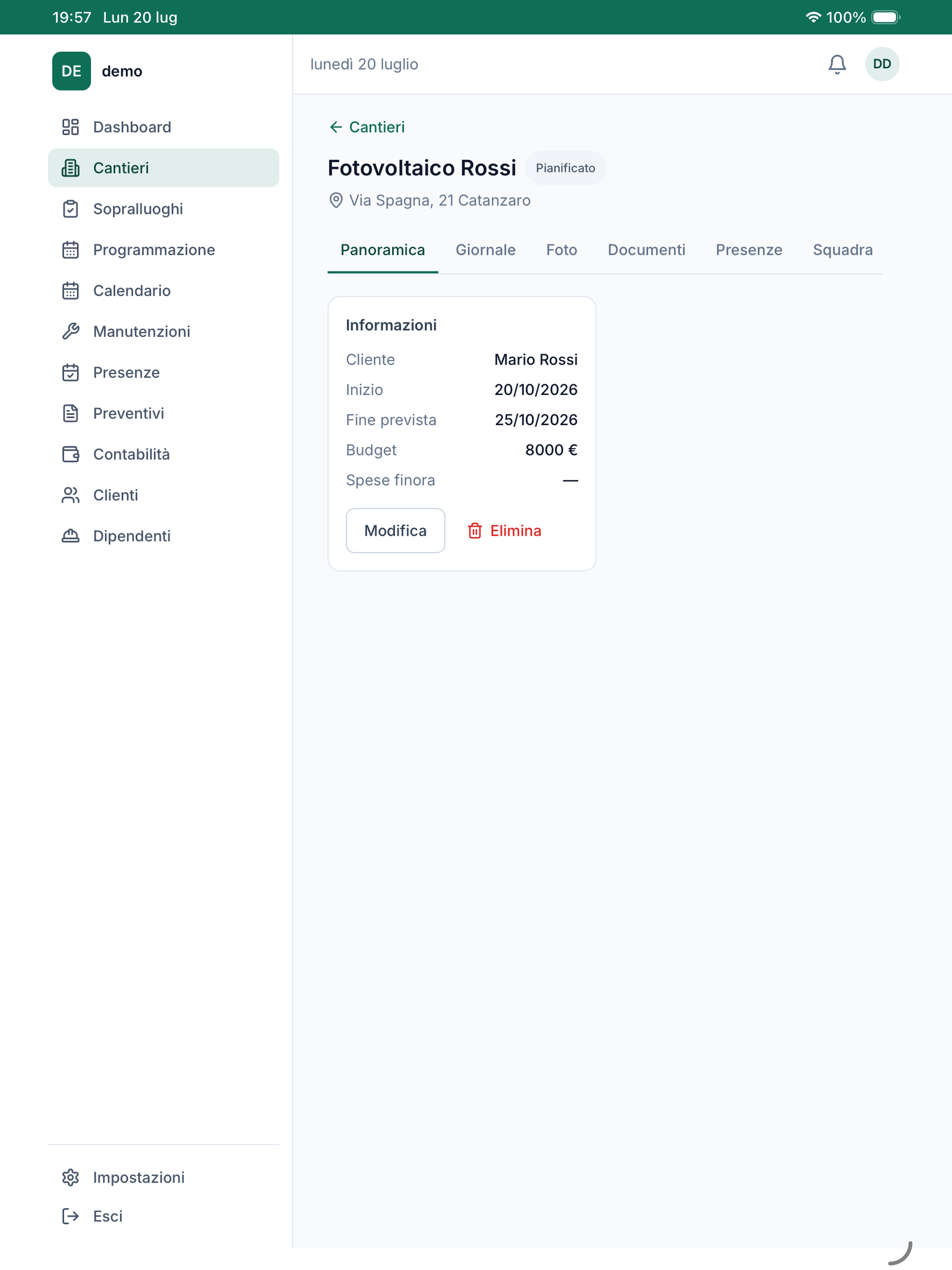 Gestionale Cantieri screenshot 13