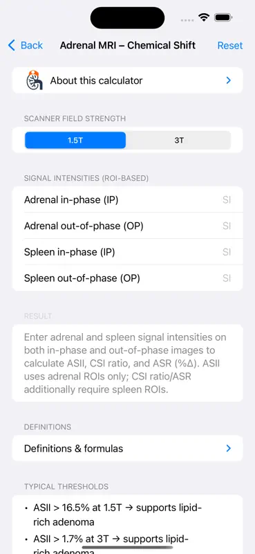 Incidentaloma CT / MRI Guide screenshot 7 of 8
