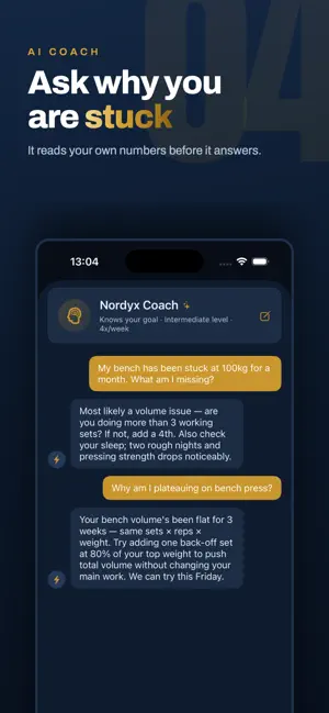 Nordyx: AI Workout Coach screenshot 4