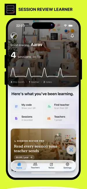 Session Review Learner screenshot 1