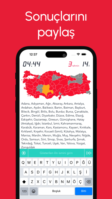 Harita Oyunu: 81 İl Tahmin Et Screenshot
