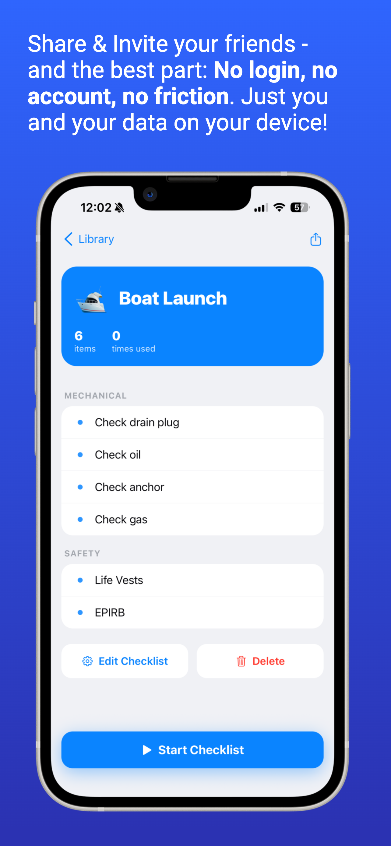 Checklist: Reusable Lists