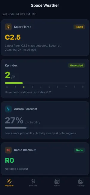 SpaceWatch Hub screenshot 2
