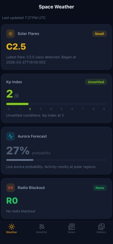 SpaceWatch Hub screenshot