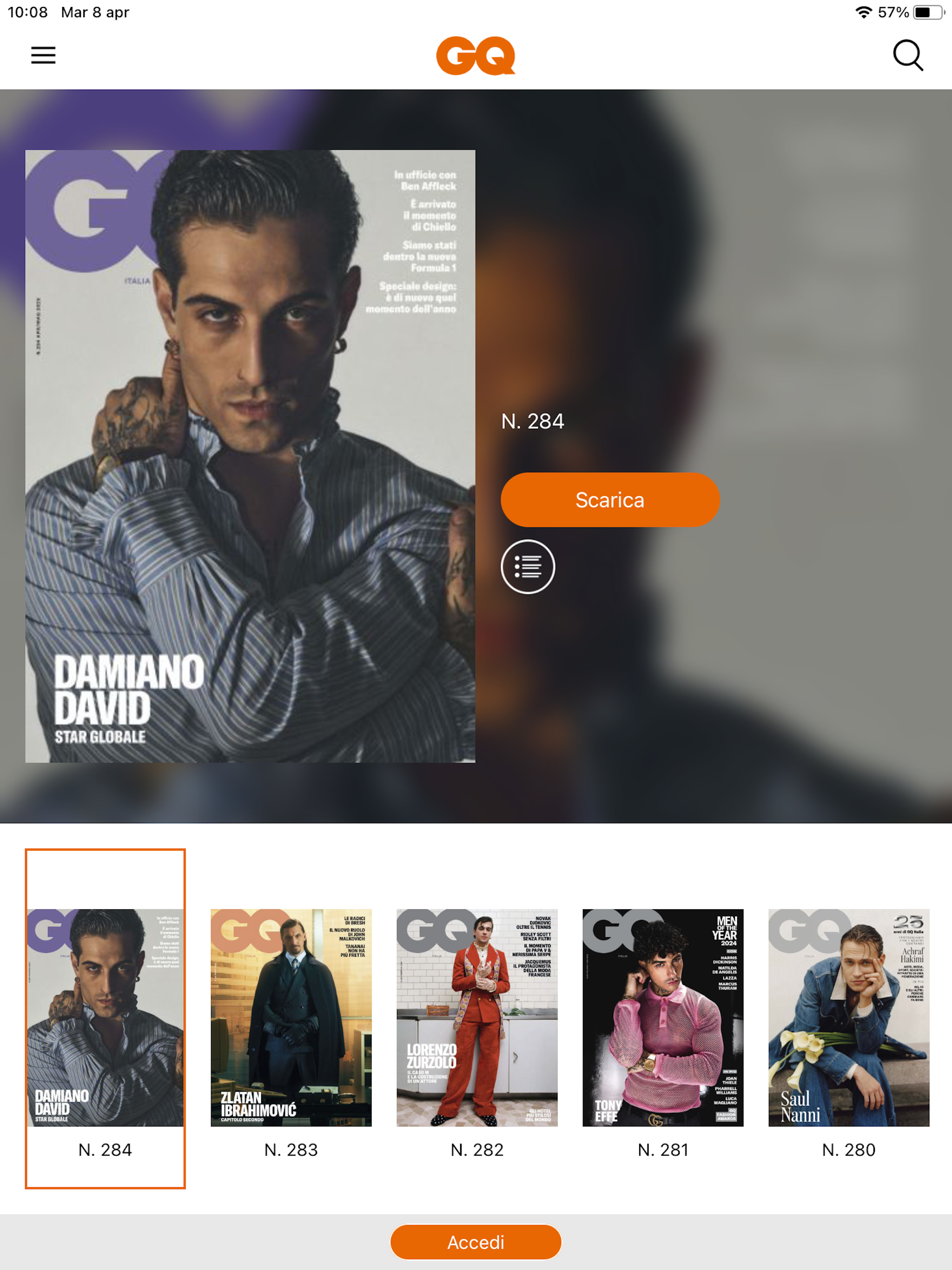 GQ Italia Magazine screenshot 18