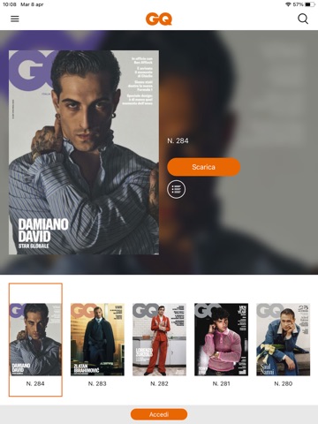 GQ Italia Magazine iPad screenshot 8