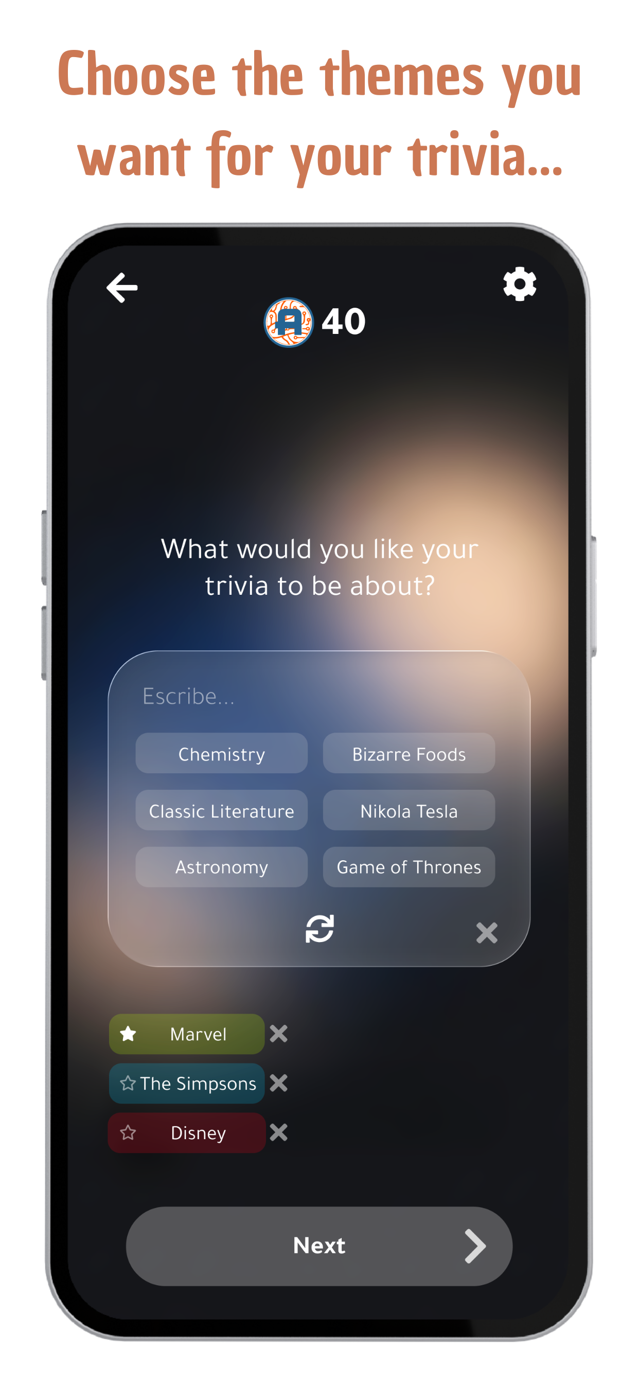 AnyTrivia: Limitless AI Trivia screenshot 2