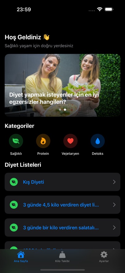 Diyet Listeleri