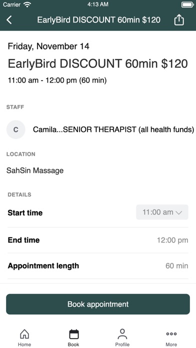 SahSin Massage Screenshot 3 of 3