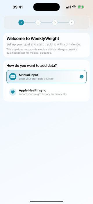 WeeklyWeight App Screenshot 6 of 8