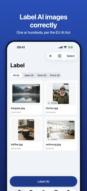 LabelAI: AI Image Labels screenshot 1