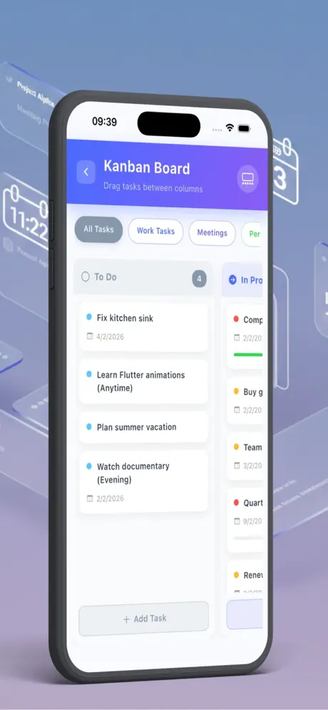 To Do List: TaskerPro 待办事项清单应用截图